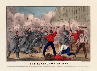 Das Lexington von 1861, veröffentlicht von Currier & Ives, ca. 1861